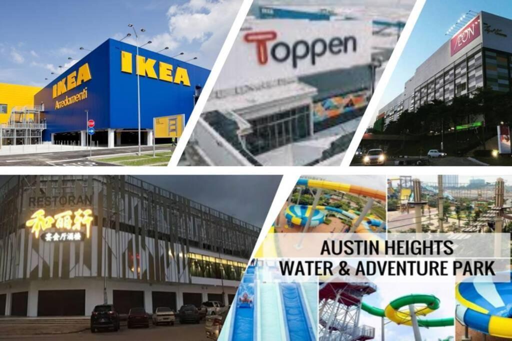 Viva Homestay @ Jb Mount Austin Ikea, Aeon, Toppen, Bubble Tea Town Johor Bahru Exterior photo